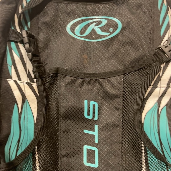 Russell Athletic Black and Blue Backpack - Picture 2 of 7